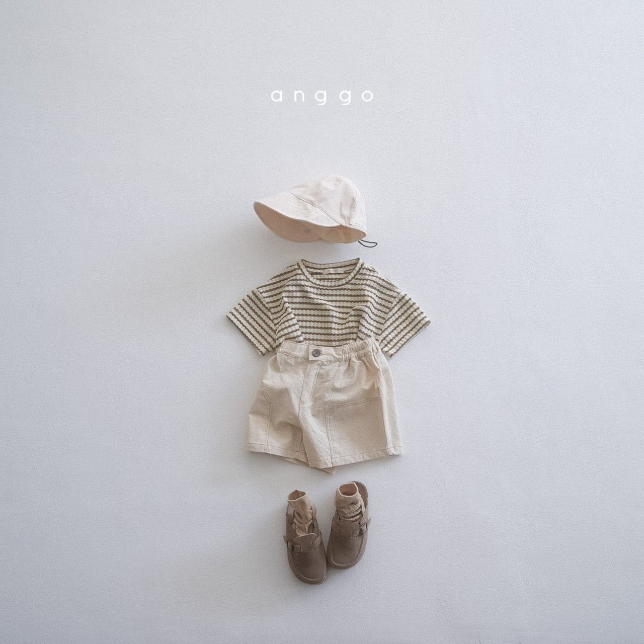 【anggo】チアバターパンツ クリーム 90〜110cm - 11