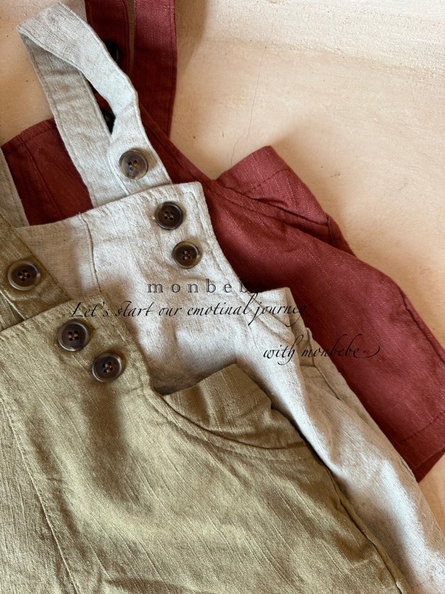 ［即納］monbebe harry suspender pants