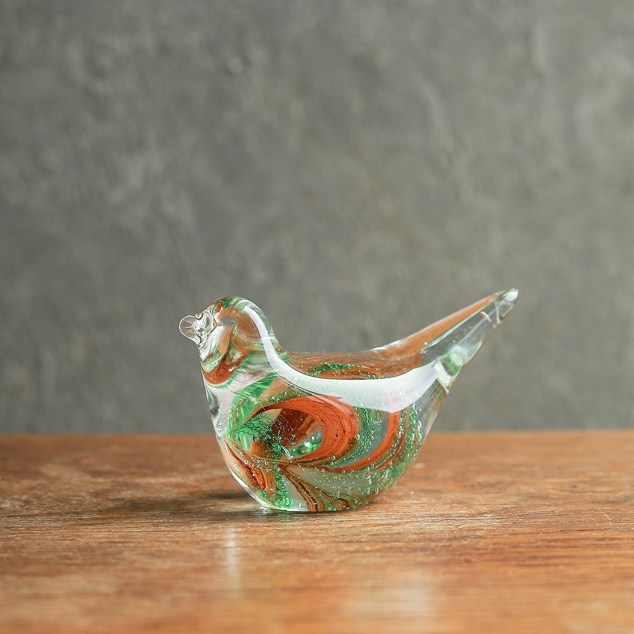 幻想的な模様の、ガラスの鳥 3