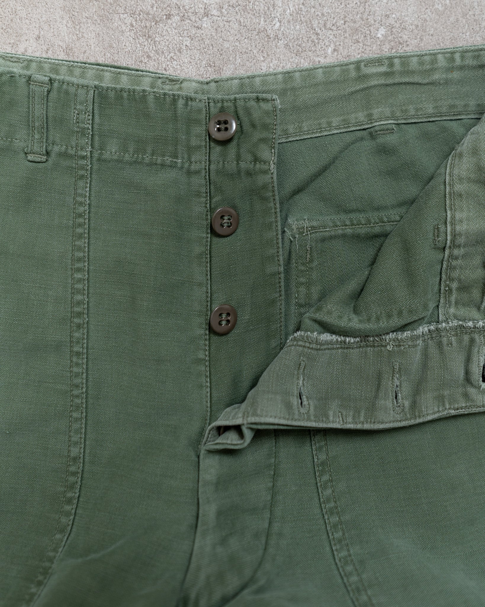 36×29】U.S.Army Utility Trousers OG-107 Used 実物 米軍 ベイカー