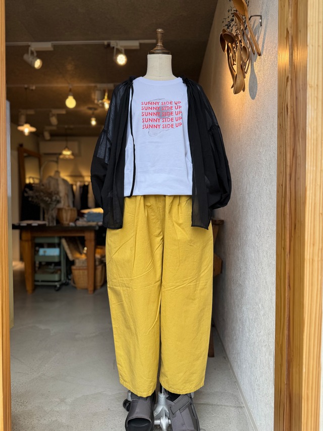 HEAVENLY  コットンゆるりテーパードパンツ