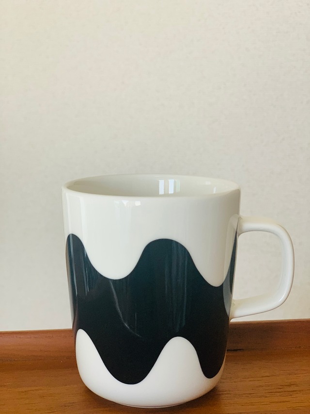 マリメッコ/Marimekko×フィンエアー 限定 Lokki マグカップ/Black 