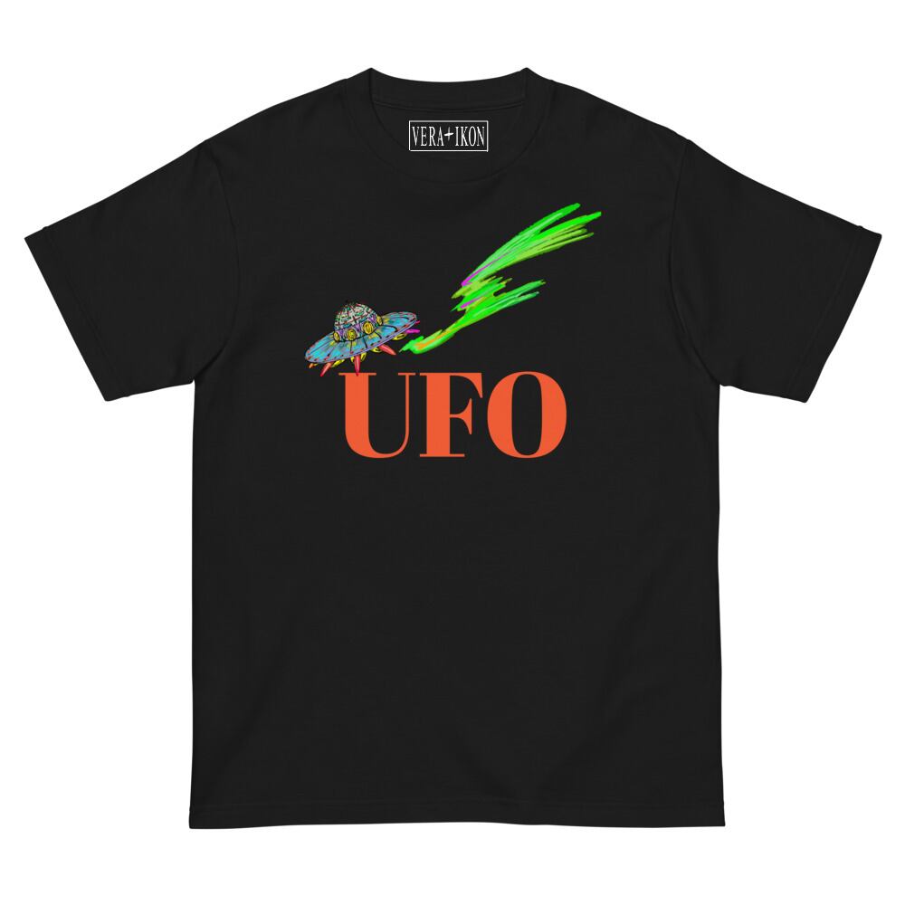UFO Tシャツ ブラック | veraikon