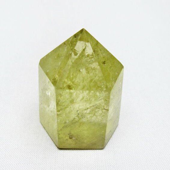 シトリンクォーツ 六角柱 虹入り 一点物 142-8746