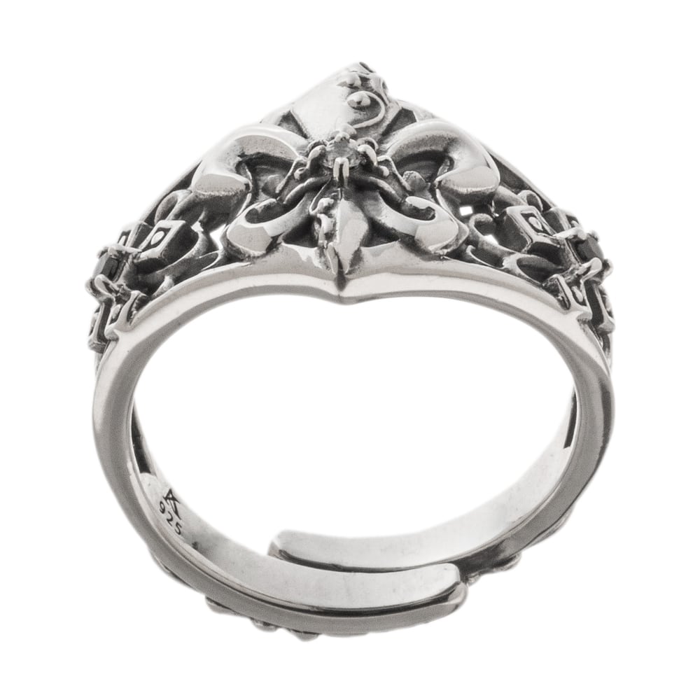 リリィクラウンリング シルバーリング AKR0032 Lily Crown Ring Silver