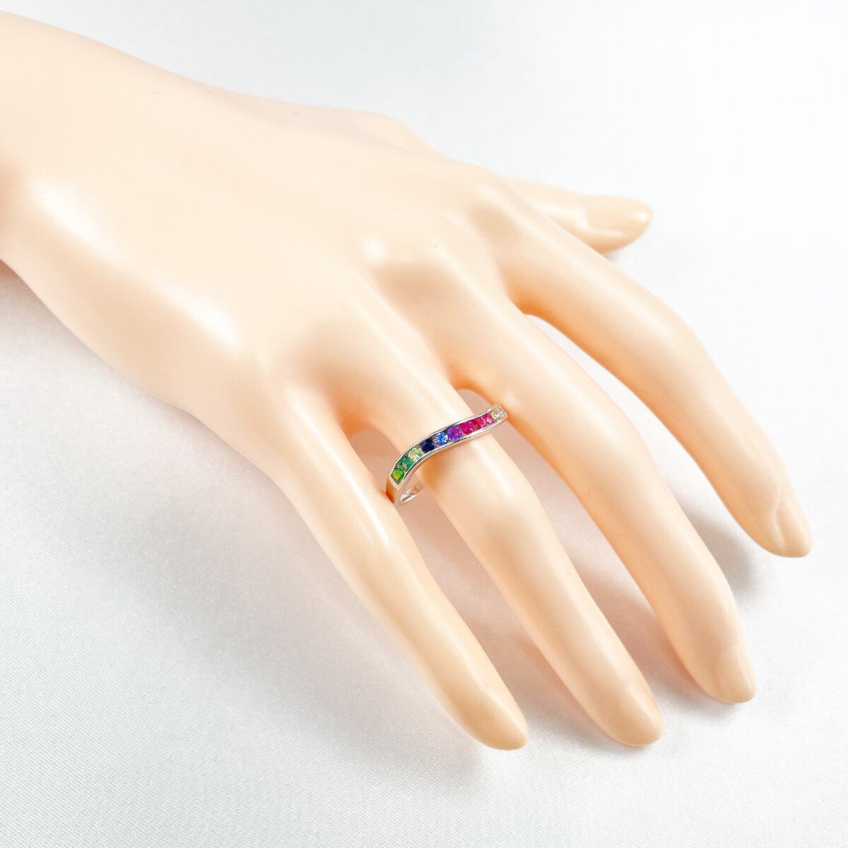 GSTV】天然ダイヤモンド 0.10ct マルチカラーストーン 計0.21ct  