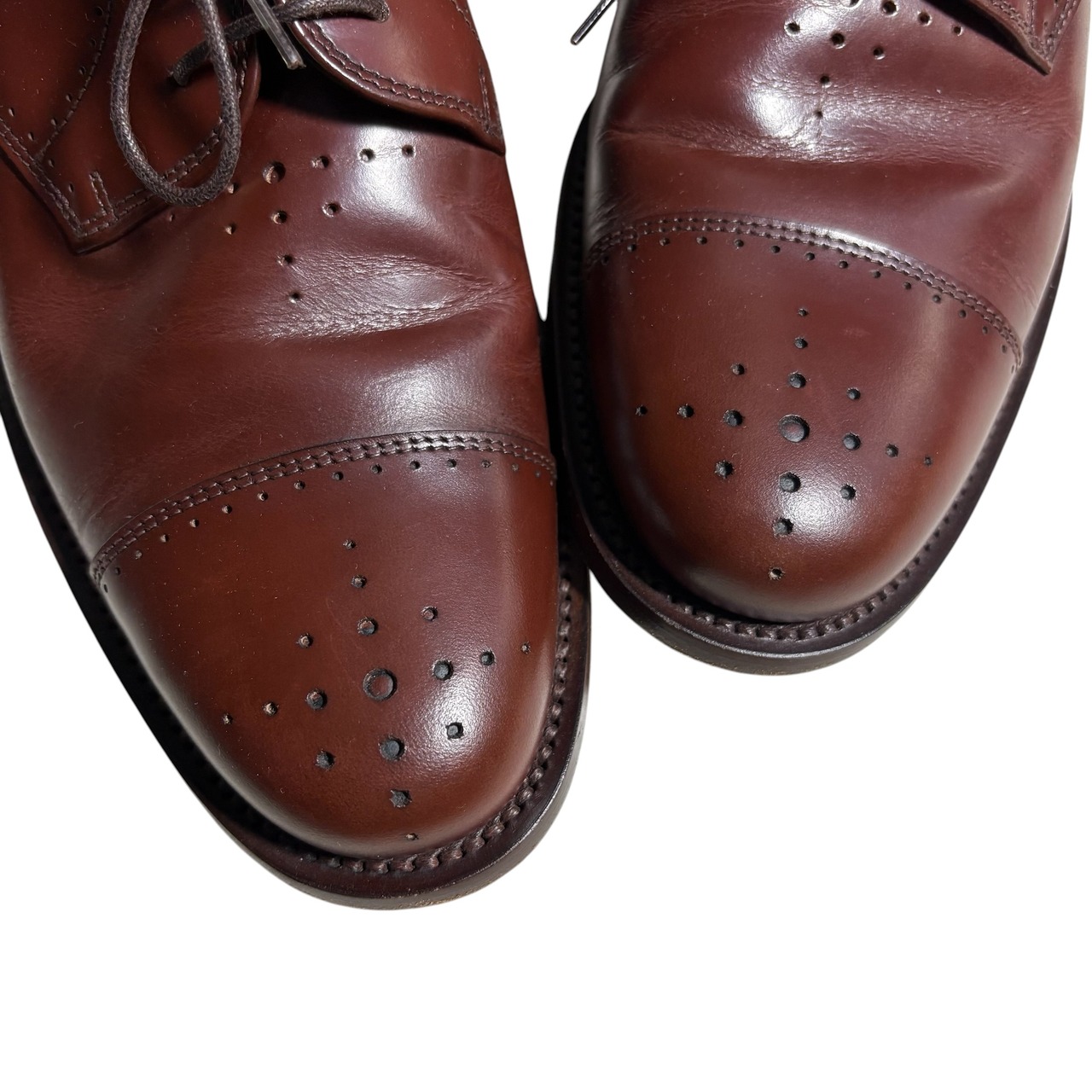 PRADA leather medallion shoes