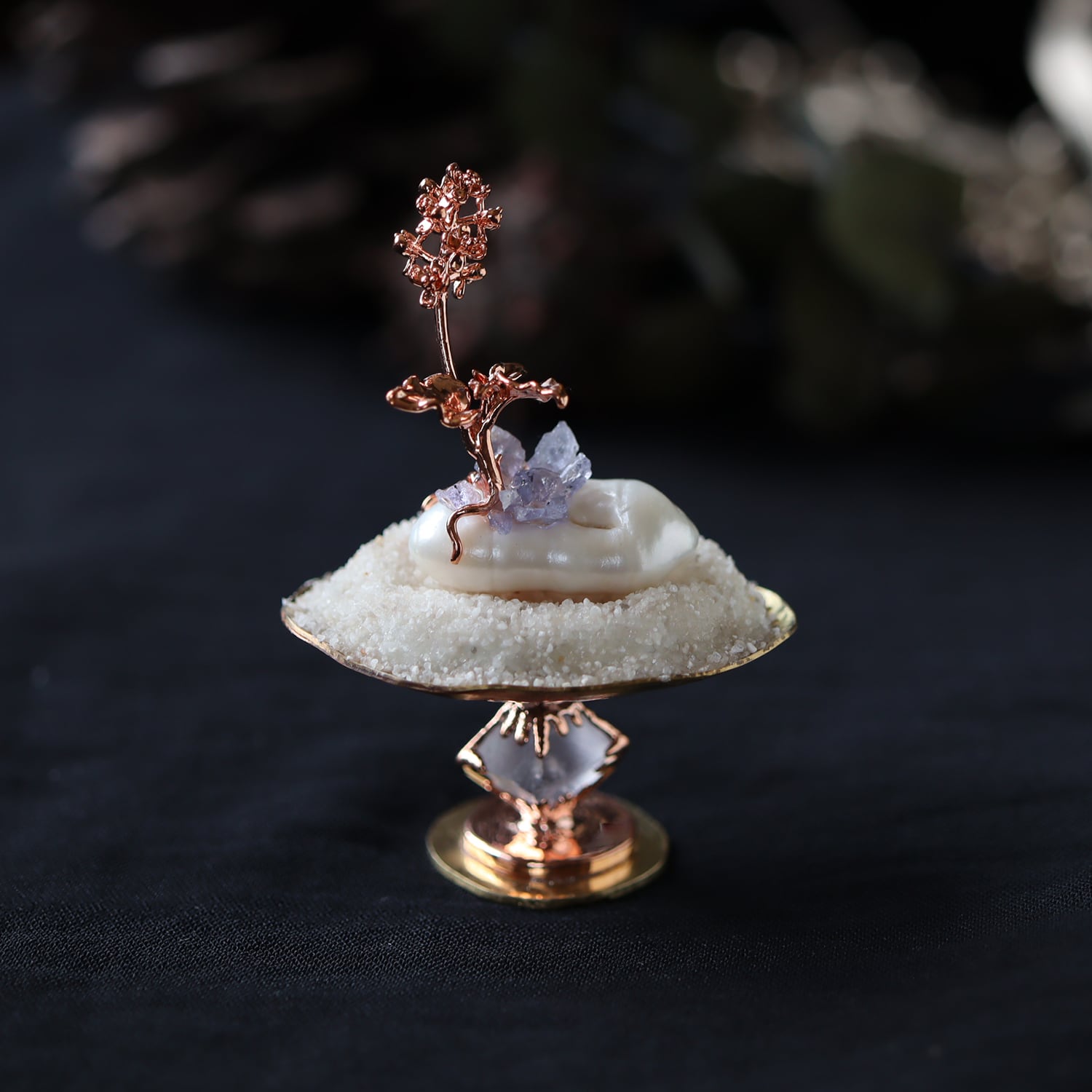 花石（kaseki）オブジェ | witch/花石:鉱物植物アクセサリー