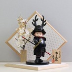 鈴甲子雄山 【壹三 もののふ童 剣舞 本多忠勝】 五月人形｜手描き｜和モダン｜コンパクト｜ thumbnail 1