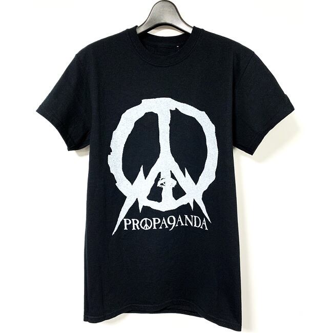 10 Off Sale Propa9anda Anti Class プロパガンダ アンチクラス Anti Peace Reversible Tee 限定コラボ リバーシブルｔシャツ 半袖 黒 ブラック ピースマーク スカル ドクロ メンズ レディース ロック パンク Rock Punk バンド ギフトラッピング無料 ステージ