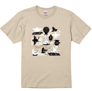 「小鳥とヨガ」Tシャツ②