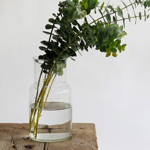 Recycle flower vase neck
