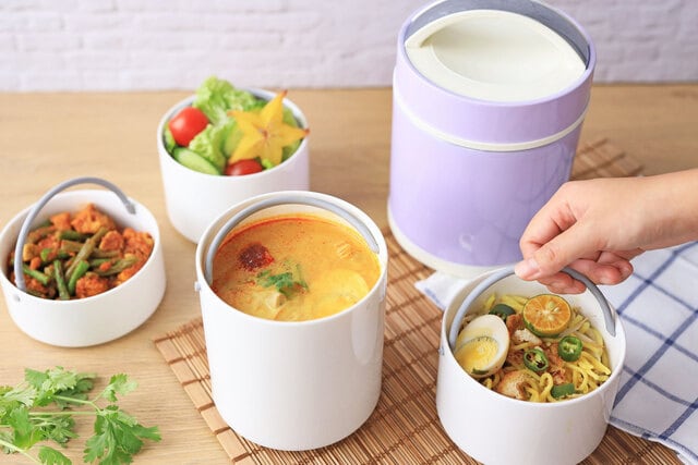 Swanz 磁器製 KOKORO フードジャー Mサイズ 850ml お弁当箱 | swanz-japan