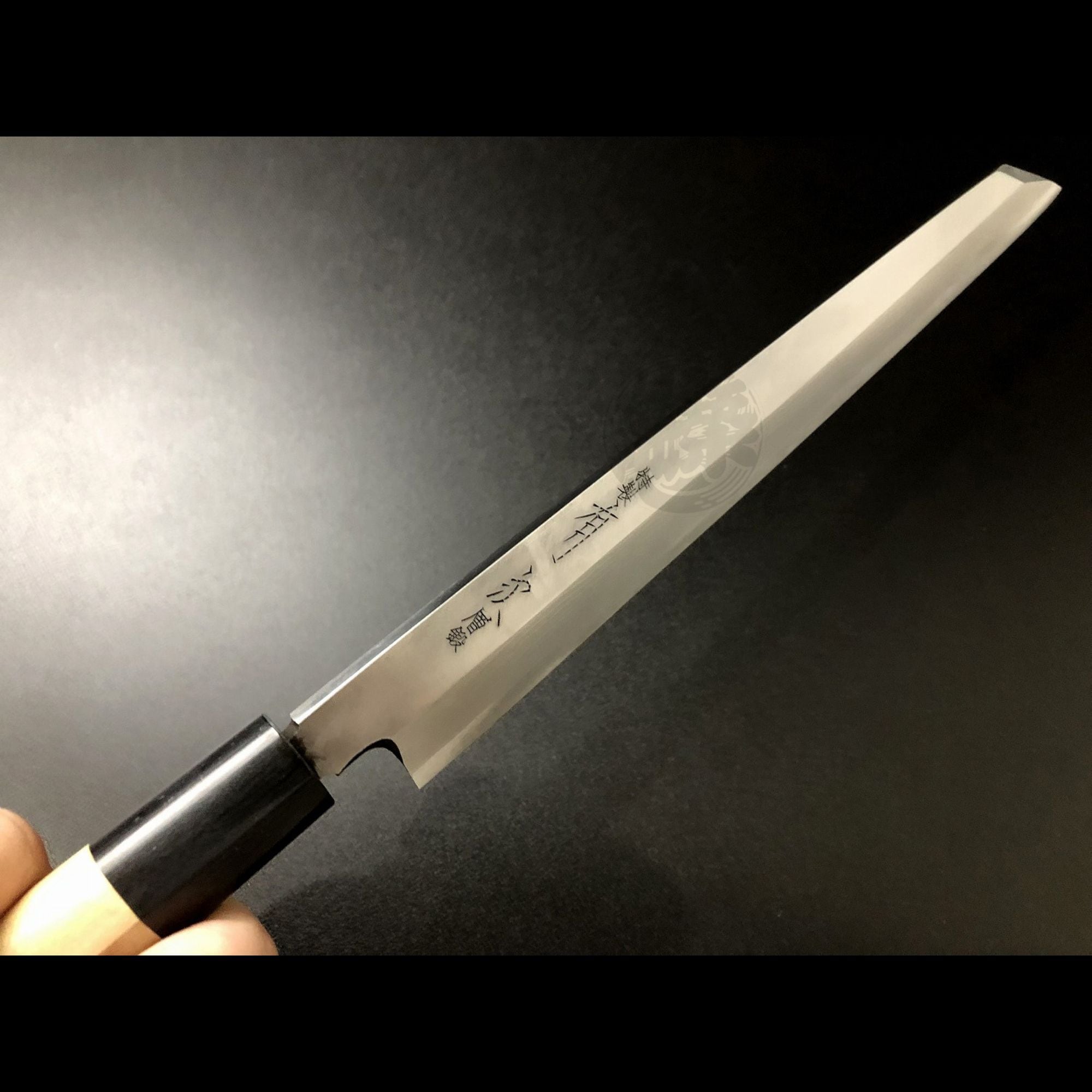 有次 柳刃包丁 切付型 270mm 青鋼二号 層鍛｜Aritsugu Yanagiba Knife
