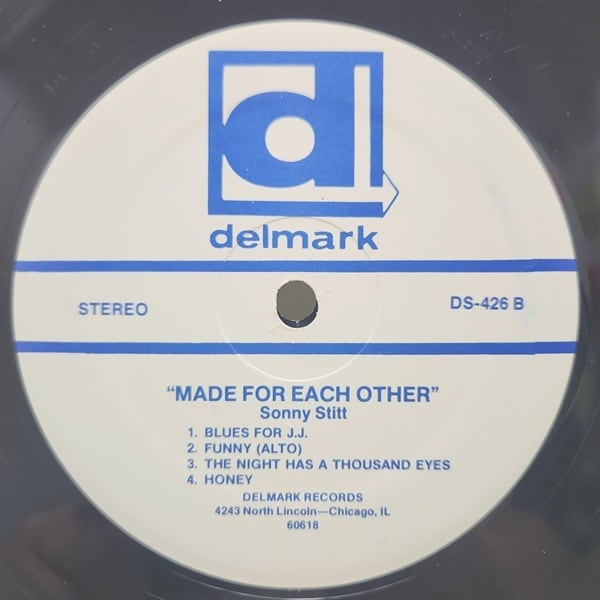 Sonny Stitt / Made For Each Other [DS 426] - 画像4