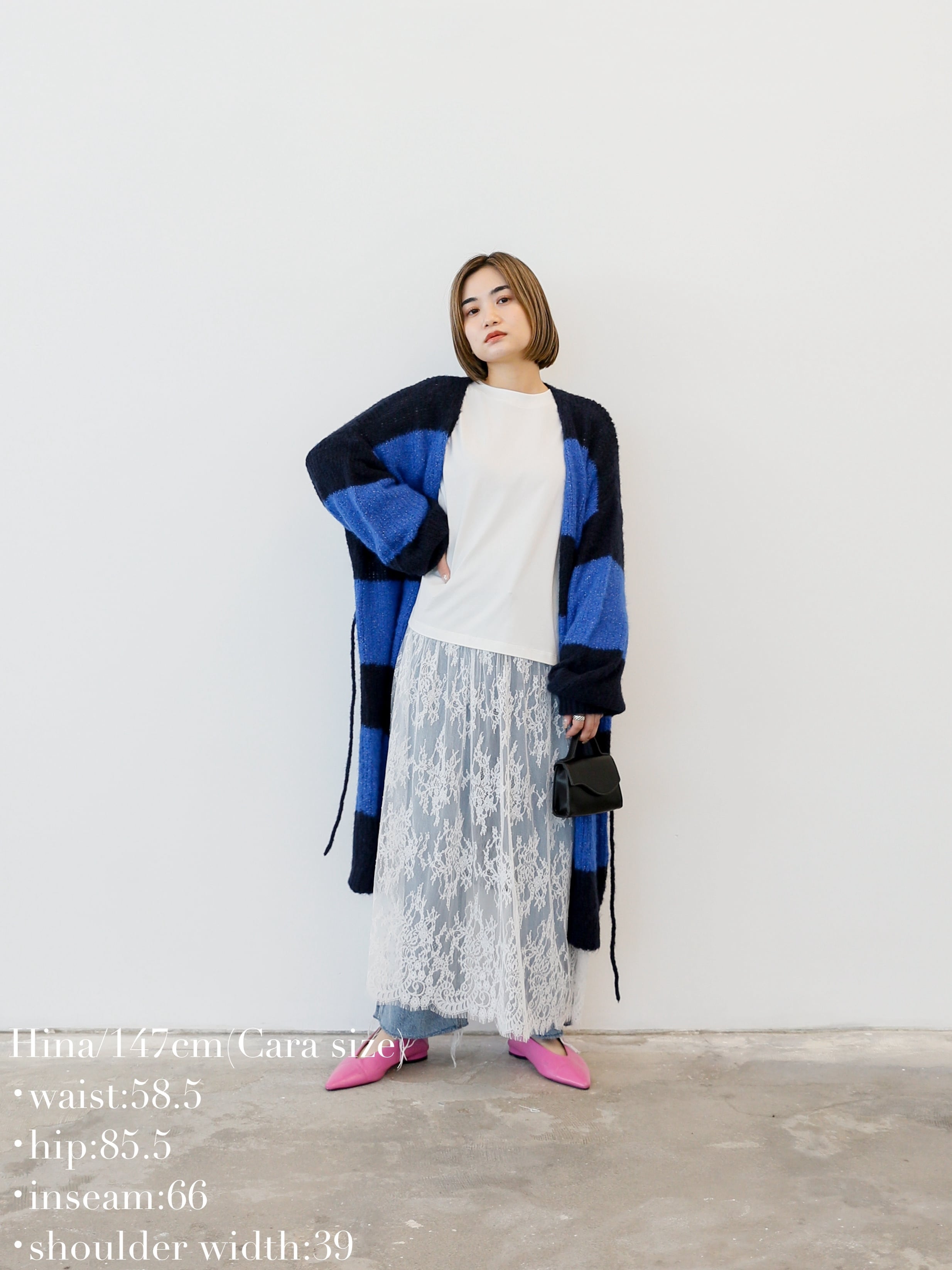 room306 Fring knit Long Cardigan♡さのまい着用 room306 CONTEMPORARY / Rib Knit Cardigan