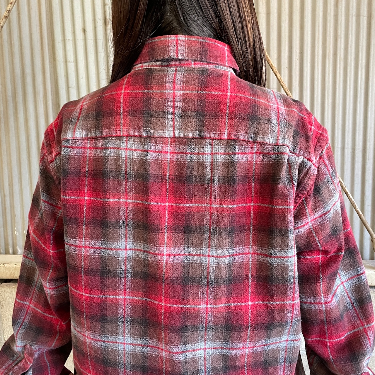 ペンドルトン オンブレチェック MASON コットンシャツ メンズL 古着 