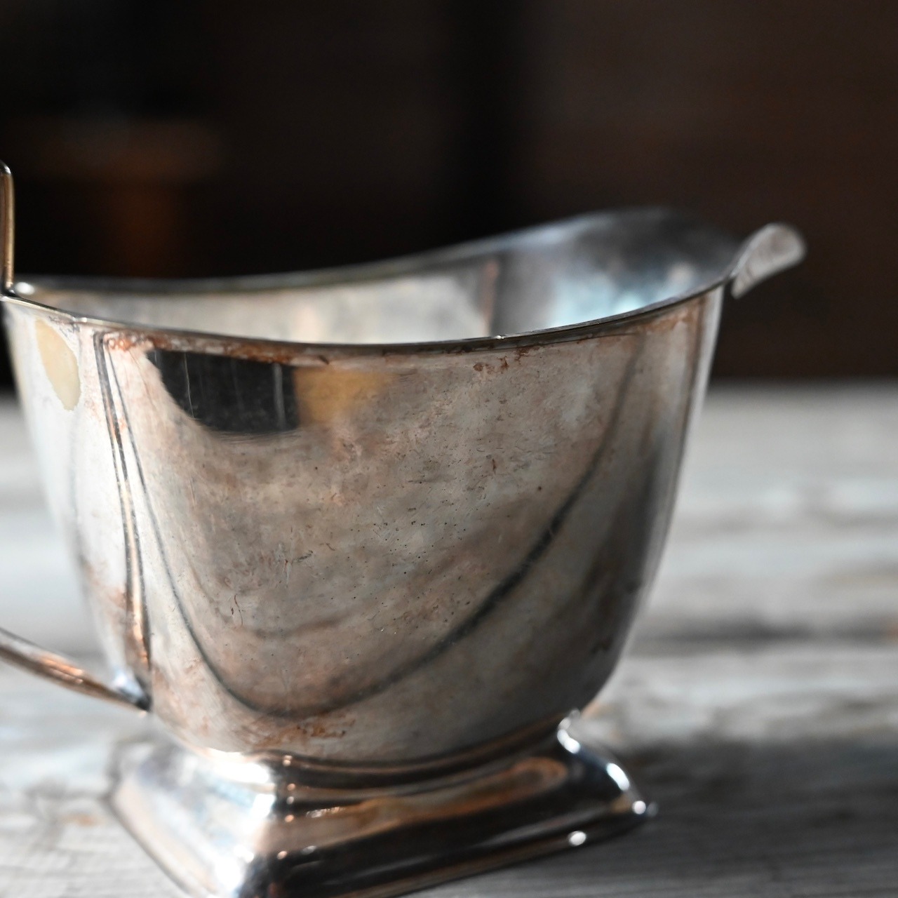 Milk Pot / ミルクポット〈 シルバー・花器・花瓶・オブジェ・アンティーク・ヴィンテージ 〉114078