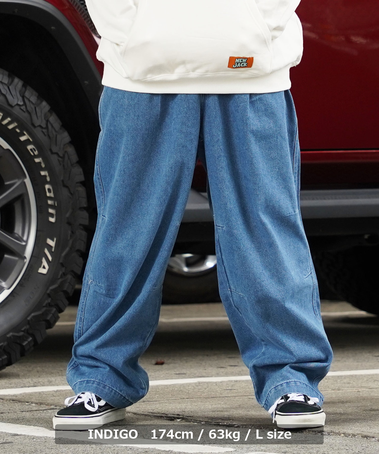 ◆イージー ワイドデニムパンツ◆br-30532