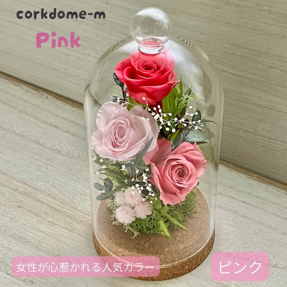 母の日 花 ギフト 2026 プリザーブドフラワー ガラスドーム 誕生日