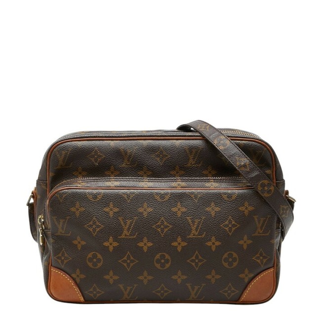 ルイ ヴィトン モノグラム ナイル ショルダーバッグ M45244 ブラウン PVC レザー レディース LOUIS VUITTON 【中古】