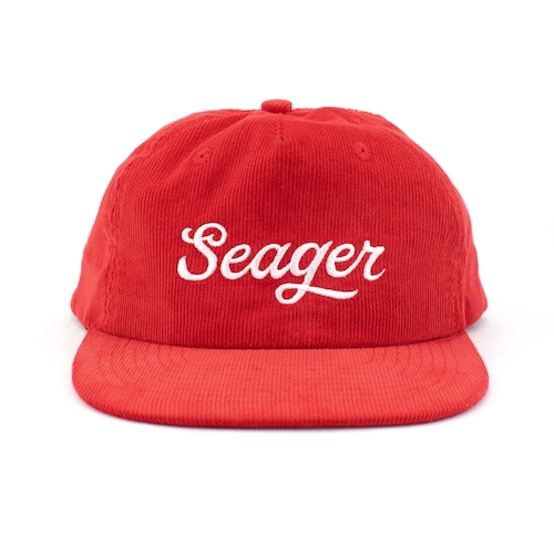 SEAGER #Big Red Corduroy Snapback