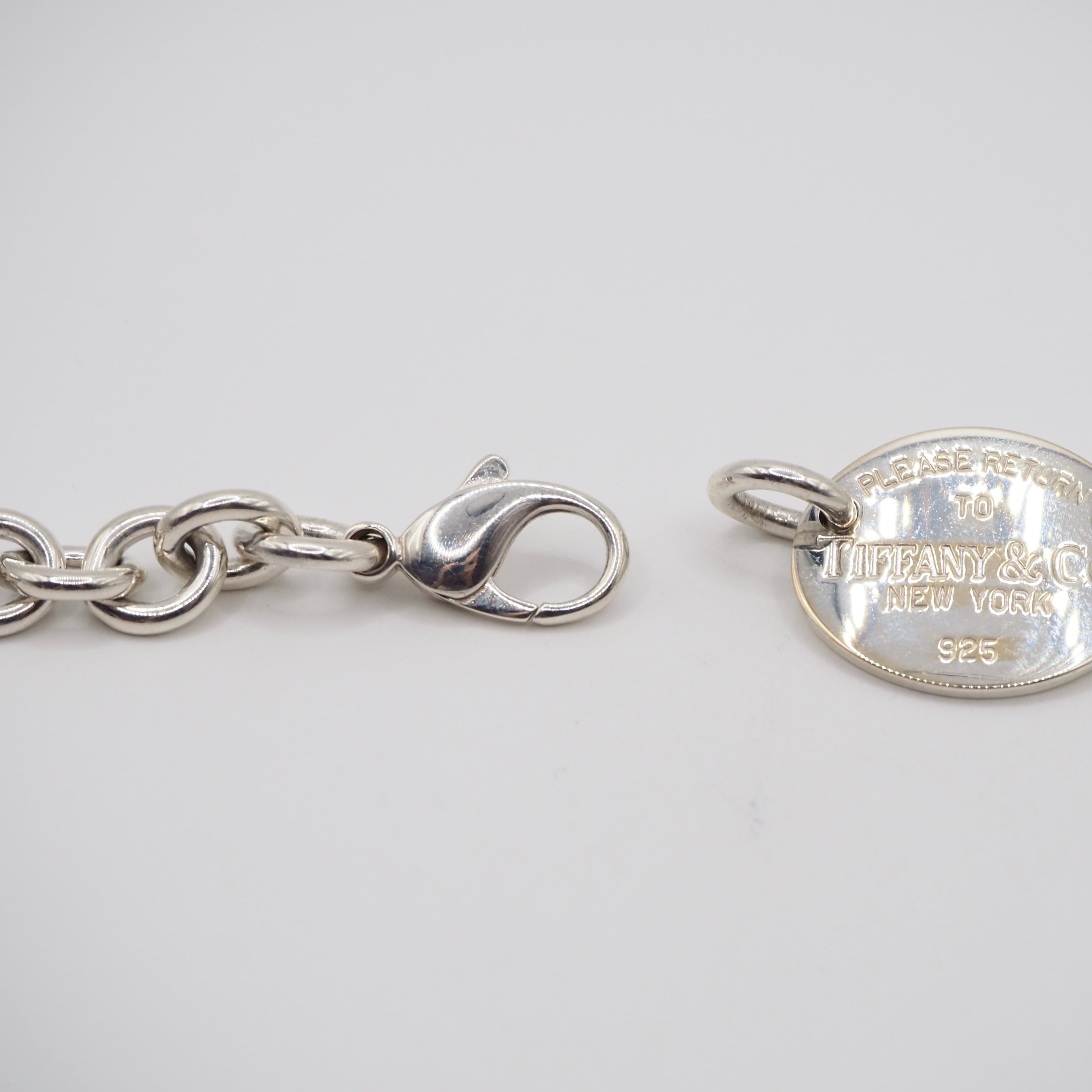 Tiffany&Co. オーバルタグ ネックレス シルバー925 ティファニー