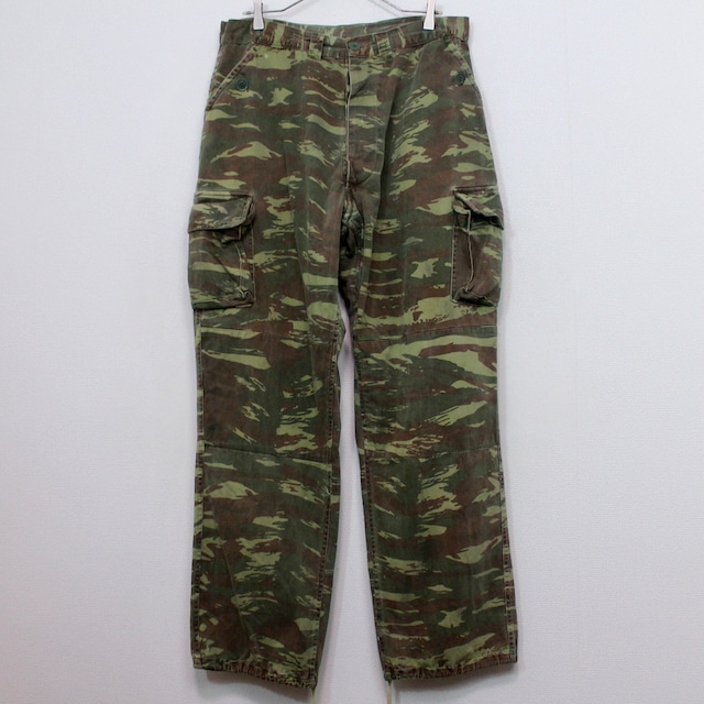 【Caka act2】"60〜70's" M-47 French Army Lizard Camouflage Pattern Field Pants