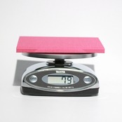 Multi-log note - 【ドット方眼・五段階評価】北欧ピンク / A6変形 / ハードカバーノート