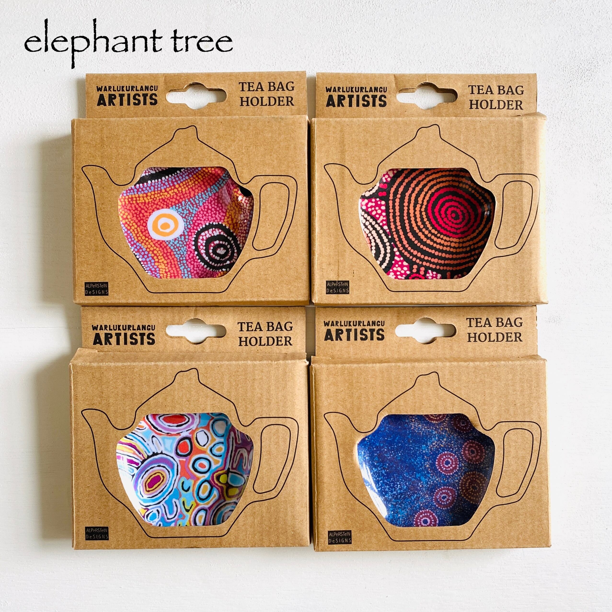 オーストラリア アボリジナルアート ティーバッグホルダー by JUDY