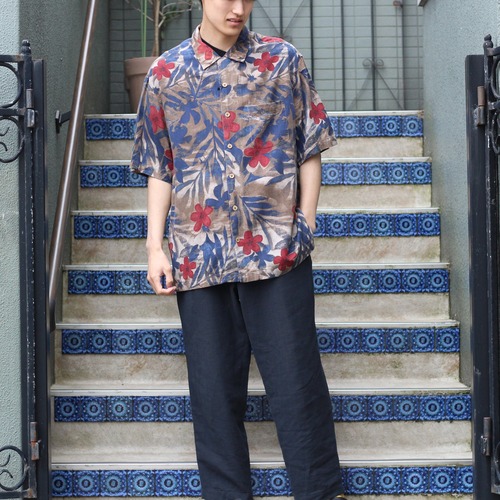 USA VINTAGE HALF SLEEVE ALOHA SHIRT/アメリカ古着半袖アロハシャツ