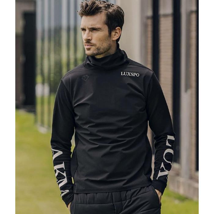 LUXEAKMPLUS リュクスエイケイエムプラス 防風タートルネックシャツ