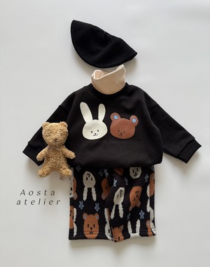 【Aosta】ネネパンツ ベアラビット 70~110cm