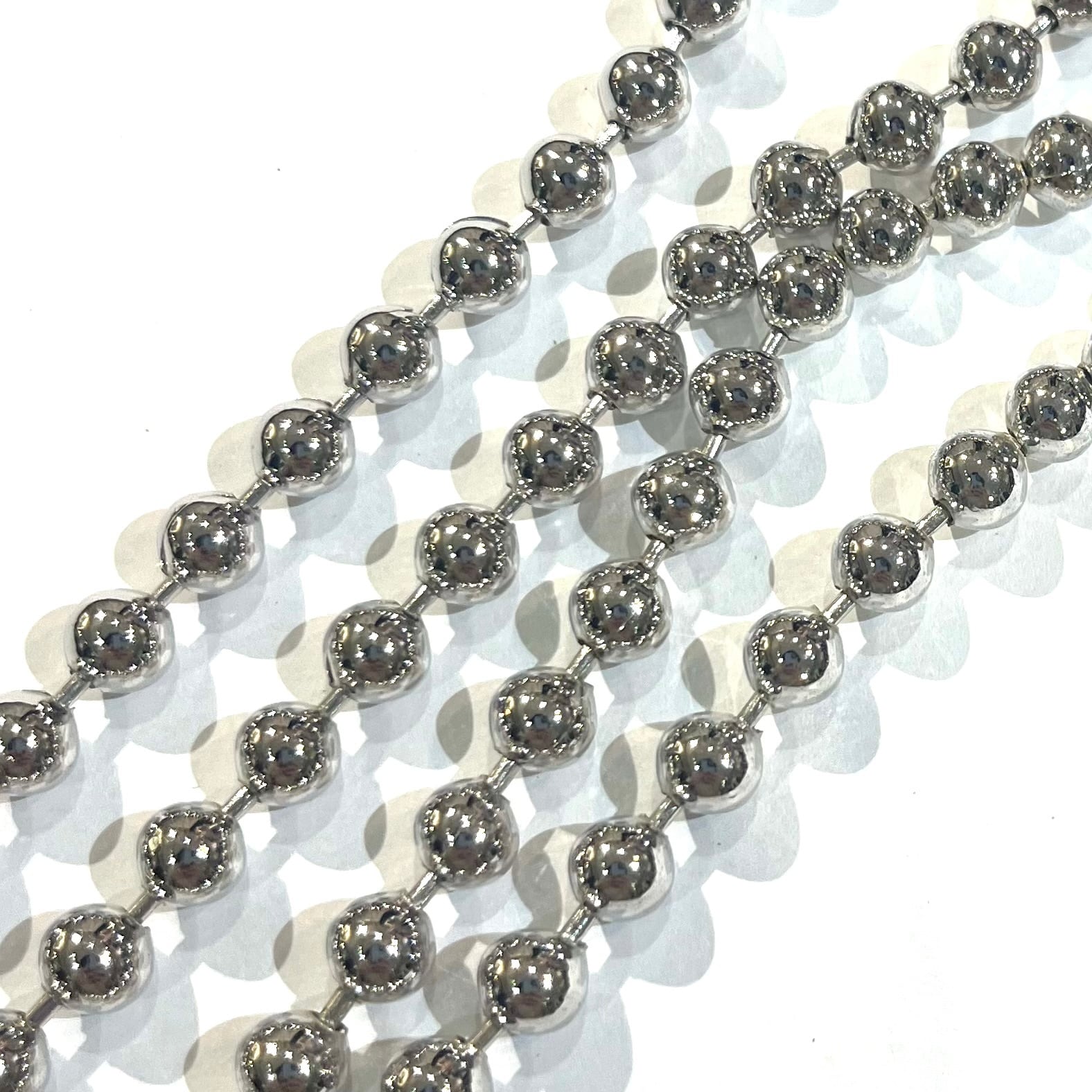 Dior シルバー ダブルチェーンネックレスArgent/2連/メンズディオール Dior シルバー ダブルチェーンネックレスArgent/2連/メンズディオール