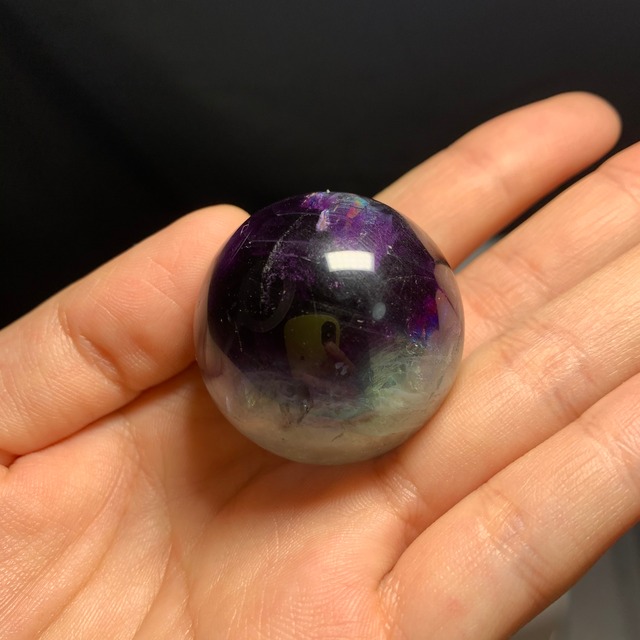  スフィア　バイカラー　フローライト