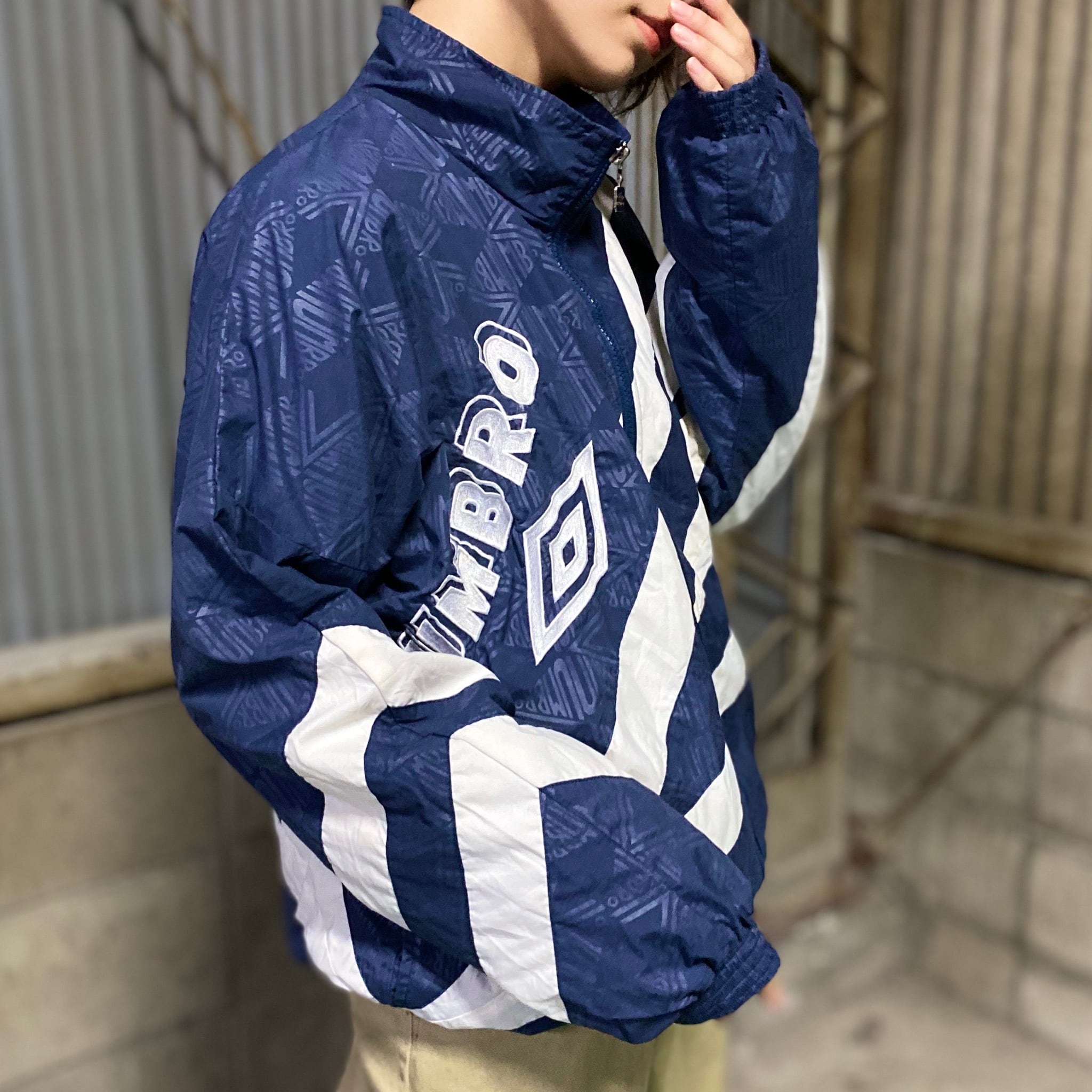 90s Vintage UMBRO アンブロ／リフレクター ナイロンジャケット-