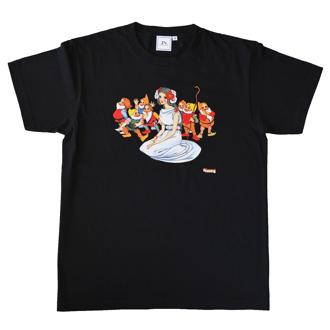 中原淳一 Tシャツ　白雪姫　ブラック
