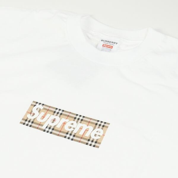 Size【XL】 SUPREME シュプリーム ×Burberry 22SS Box Logo Tee BOX