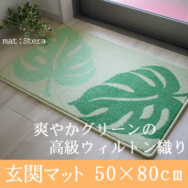 ウィルトン織玄関マット ステラ 50x80cm
