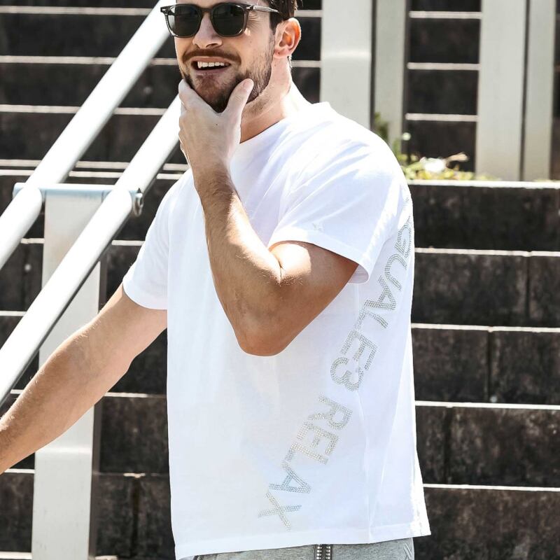 トップス 1piu1uguale3 MINI LOGO BIG SHIRTS 1piu1uguale3 MINI LOGO BIG SHIRTS