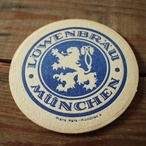 ヴィンテージ ビールの厚紙コースター47Löwenbräu München