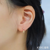 【受注生産】イエローダイヤ ピアス