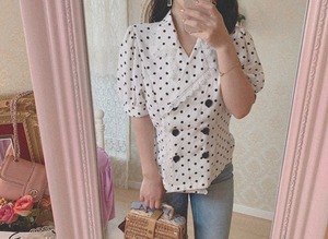 Dot Shirt~white~