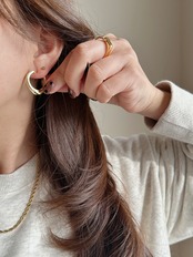 S925 ストレートニュアンスピアス