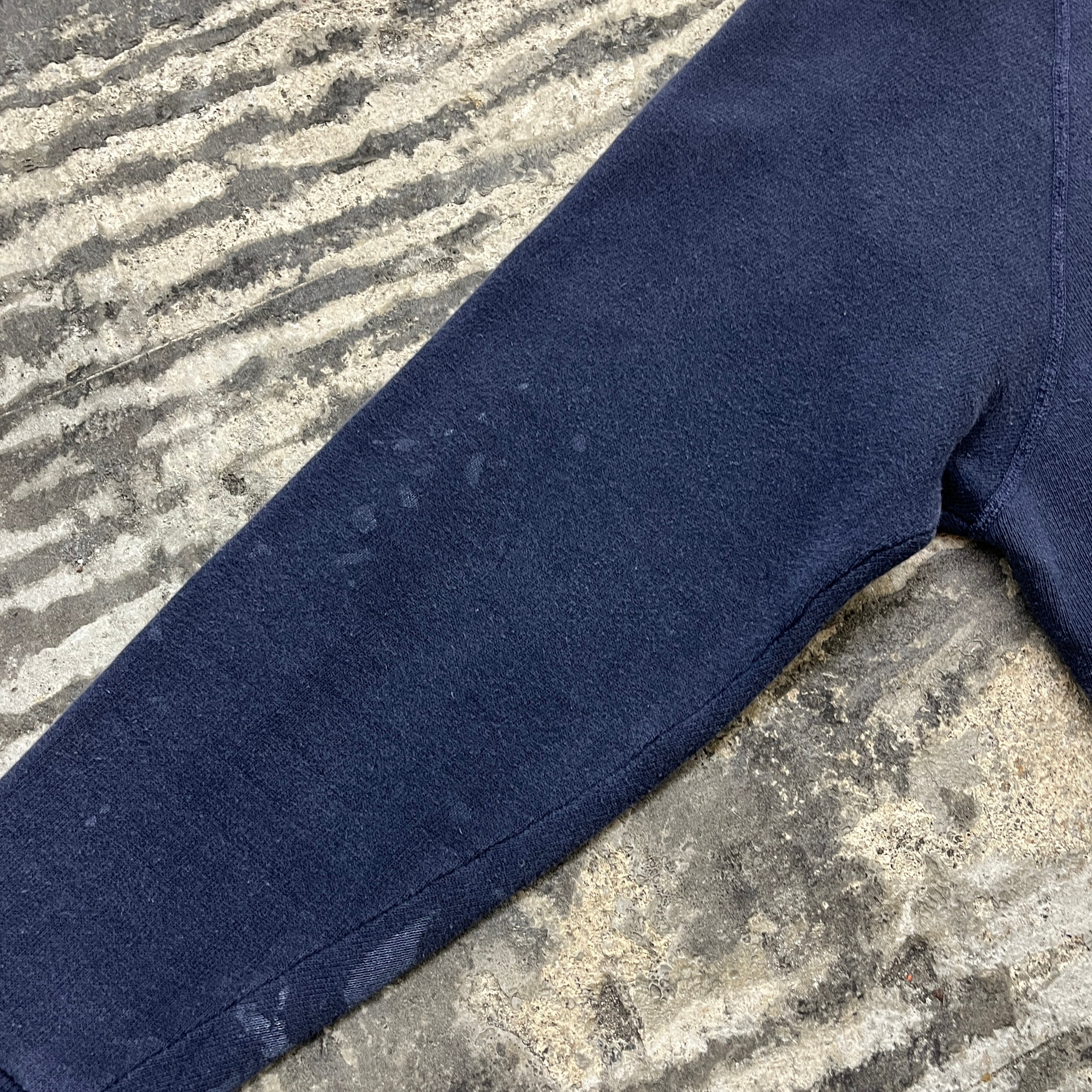 60s ビンテージ \"GLEN BRAD EAST\" プリントスウェット ナス紺 60s ビンテージ GLEN BRAD EAST プリントスウェット ナス紺