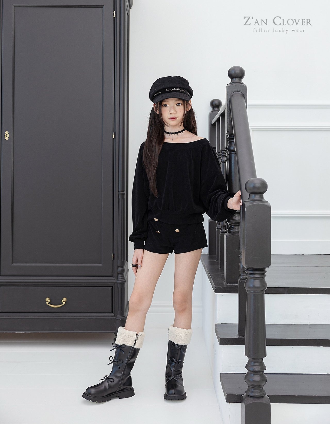 ZAN CLOVER［取寄］soft velour mtm 26winter