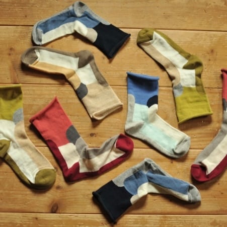 ふんわりくつした スカンジナビア サルビア