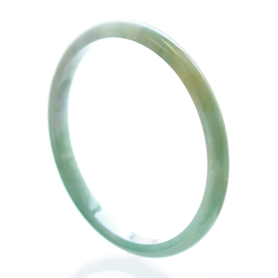 内径58.5mm】翡翠バングル A貨翡翠 jd_bg1190 | 【MeiNu（メイニュウ
