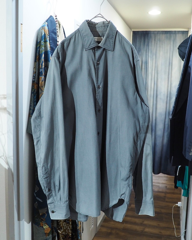 " DRIES VAN NOTEN " Beautiful Ice green Color cotton Dress shirt