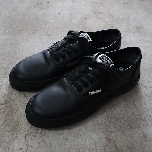 general scale Maison MIHARA YASUHIRO "KIEFER Leather Low-Top Sneakers (BLK/BLK)"